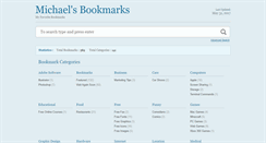 Desktop Screenshot of bookmarks.michaelfeger.com